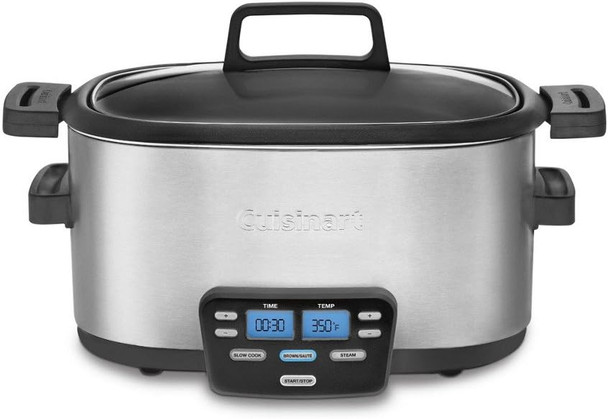 Cuisinart 6 Quart 3-in-1 Cook Central Multicooker - STAINLESS STEEL