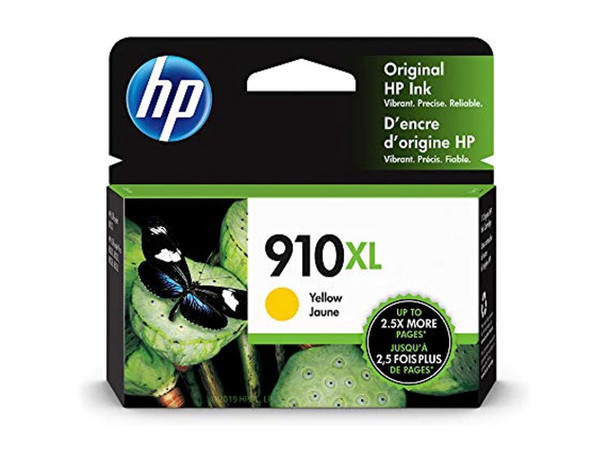 HP 910XL High Yield Original Ink Cartridge - Yellow