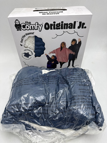 THE COMFY Original Jr. Microfiber Wearable Blanket Hoodie for Kids - Blue