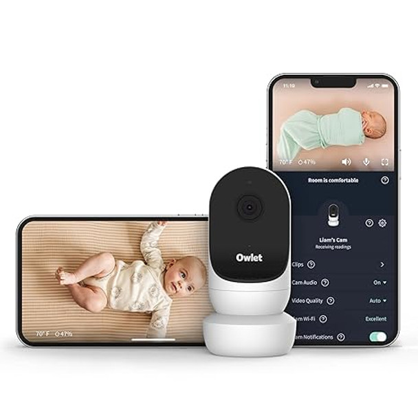 Owlet Cam 2 Smart Baby Monitor HD Video Cam BC06NNBBJ - WHITE