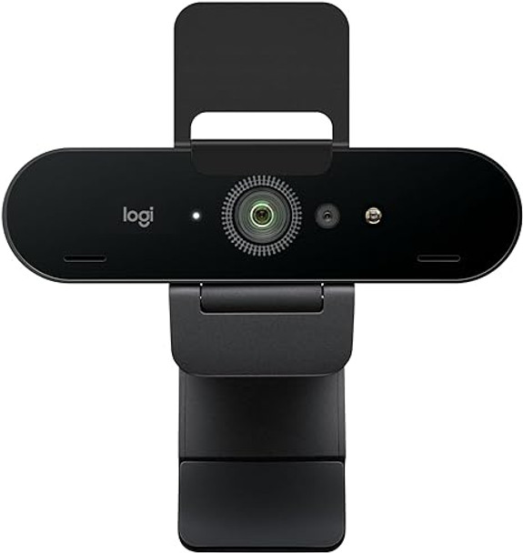Logitech Brio 4K Webcam Video Calling Noise-Canceling mic 960-001419 - Black