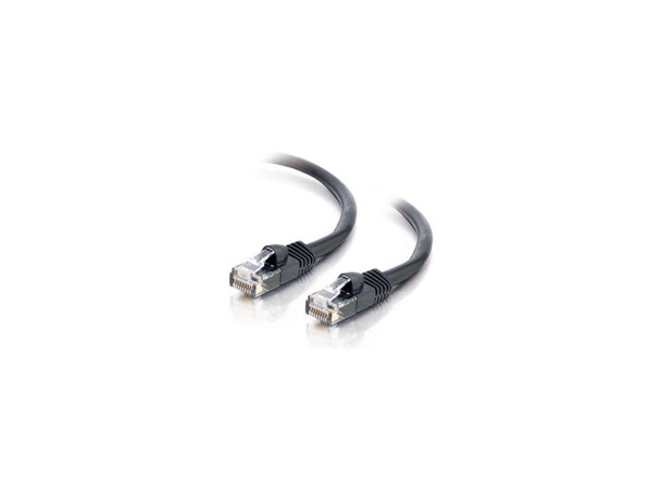 C2G 15180 Cat5e Cable - Snagless Unshielded Ethernet Network Patch Cable, Black