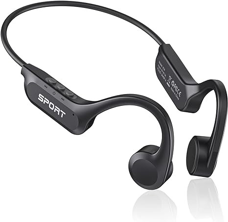CXK Bone Conduction Bluetooth 5.3 Open Ear Headphones X14-BLACK - BLACK