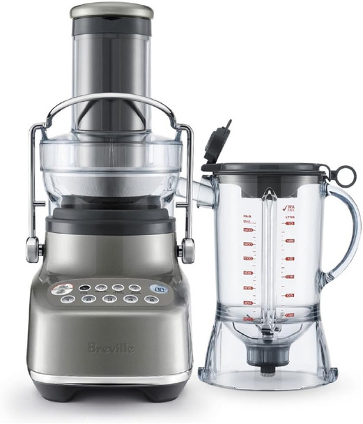 Breville Bluicer Blender and Juicer BJB615SHY - Smoked Hickory
