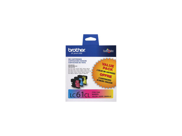 Brother LC613PKS Innobella Ink Cartridge - Combo Pack - Cyan/Magenta/Yellow