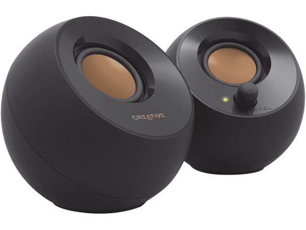Creative Pebble 2.0 USB-Powered Desktop Speakers with Far-Field Drivers