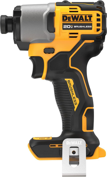 DEWALT 20V MAX 1/4" Brushless Cordless Impact Driver Tool Only DCF840B - Yellow