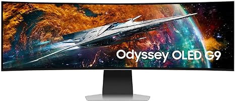 SAMSUNG 49" Odyssey OLED G9 Curved Gaming Monitor 240Hz LS49CG954SNXZA - Black