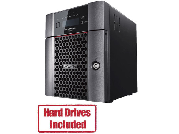 BUFFALO TeraStation TS5420DN3204 4-Bay NAS 32TB (4x8TB) with NAS-Grade Hard