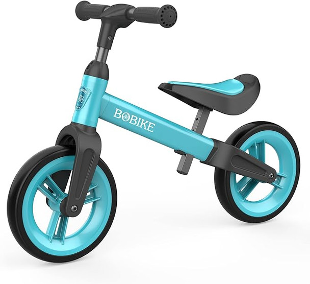 Bobike Toddler Balance Bike Toys 1 to 4 Year Old Adjustable Seat LJ-AS108 - BLUE