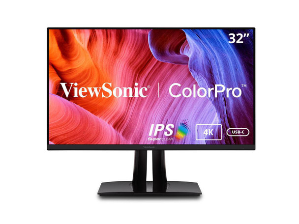 ViewSonic VP3256-4K 32 Inch Premium IPS 4K UHD Ergonomic Monitor with Ultra-Thin