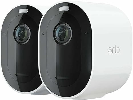 Arlo VMC2230-100NAR Essential Spotlight Wireless Camera 2 Pack 1080p - White