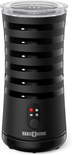 Paris Rhône 4-in-1 Milk Frother Steamer Non-Slip Stylish Design PE-MF010 - Black