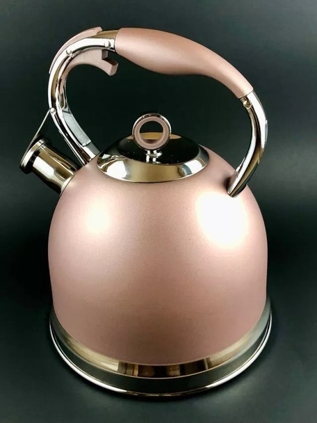 Sotya SUS304 Stainless Steel Whistling Kettle - Bronze