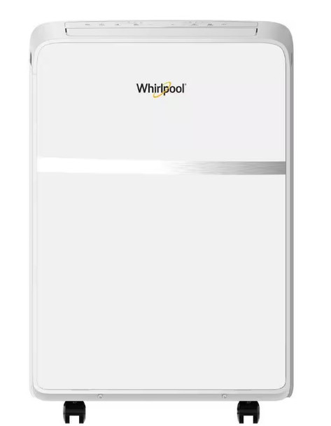 Whirlpool 10,000 BTU ASHRAE/6,500 BTU DOE 115V Portable Air Conditioner - White Whirlpool 10,000 BTU ASHRAE/6,500 BTU DOE 115V Portable Air Conditioner - White