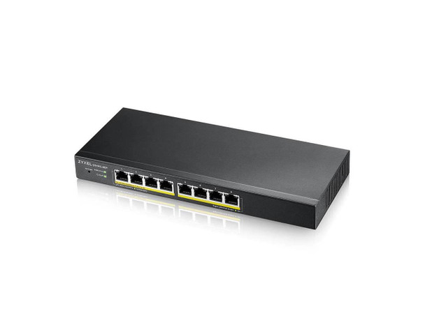ZyXEL 8-Port Gigabit Smart Nebula Cloud Managed PoE Switch, 8 PoE+ Ports at 60W,