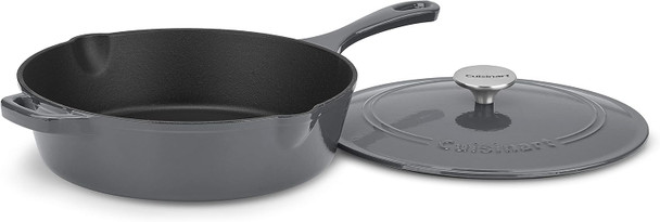 Cuisinart 12" Chicken Fryer Cast Iron - Dark Gray Cuisinart 12" Chicken Fryer Cast Iron - Dark Gray