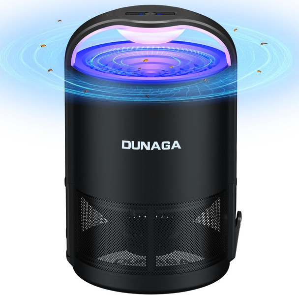DUNAGA Zap T360 Pro Automatic Fruit Fly Trap Indoor - Black