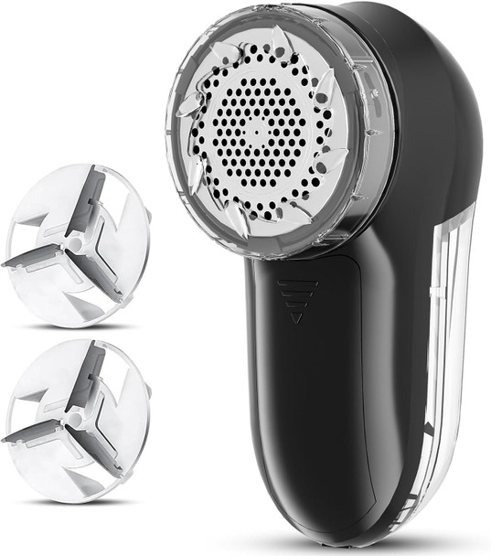 JUEYINGBAILI Fabric Lint Shaver (Battery Operated) - BLACK