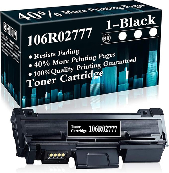 Top Ink 1 Pack 106R02777 Black Toner Cartridge Replacement Xerox Phaser - BLACK Top Ink 1 Pack 106R02777 Black Toner Cartridge Replacement Xerox Phaser - BLACK