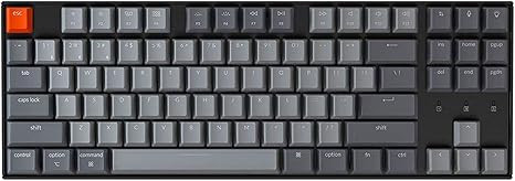 Keychron K8 Tenkeyless Mechanical Keyboard RGB - Gateron G Pro Brown Switch