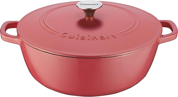 Cuisinart Cast Iron 5.5 Quart Round CI655-28PP - Peony Pink