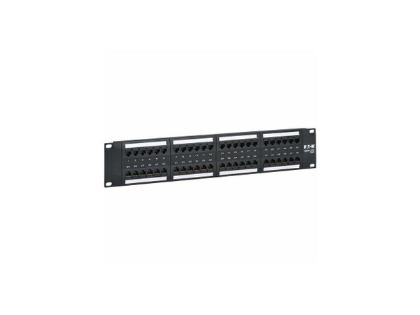 Eaton Tripp Lite Series 48-Port Cat6 Patch Panel - 4PPoE Compliant, 110/Krone,