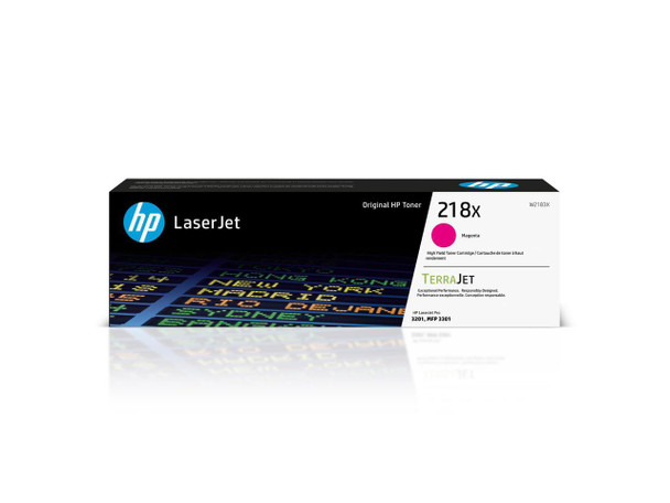 HP 218X High Yield Magenta Original LaserJet Toner Cartridge, ~2,500 pages