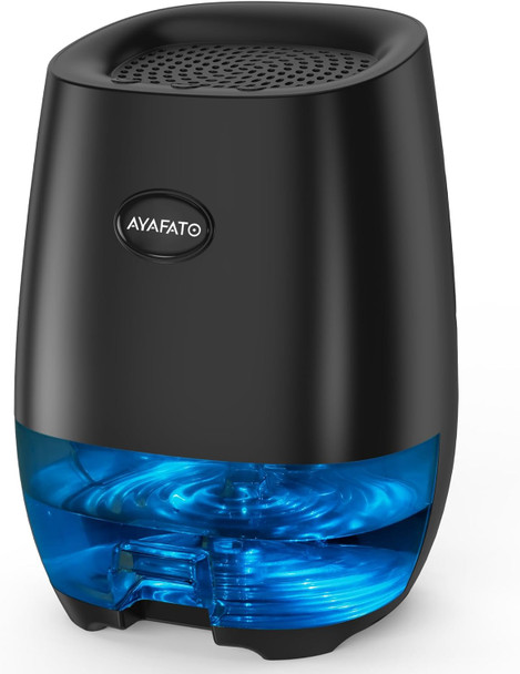 AYAFATO DEHUMIDIFIERS 35OZ DEHUMIDIFIER SMALL DEHUMIDIFIERS -BLACK