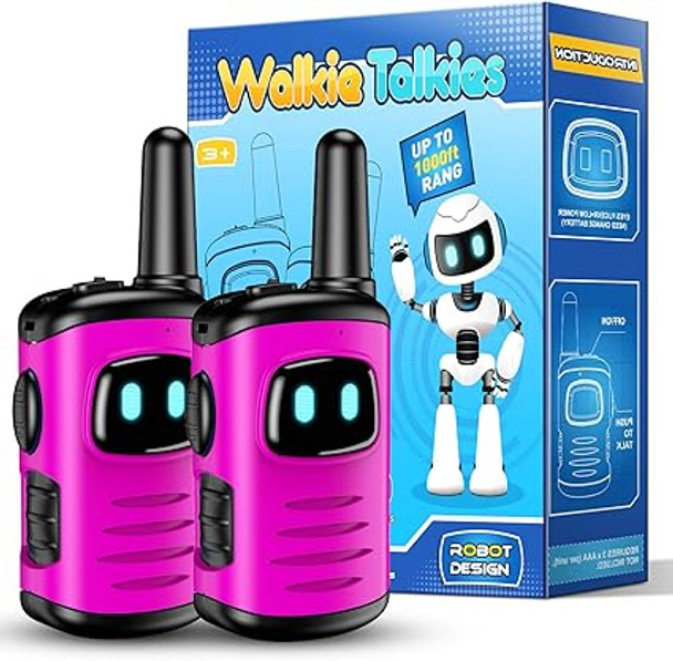 DASTION-99 WALKIE TALKIES TOYS 3-6: DASTION-99 MINI WALKIES TALKIE KID - PINK