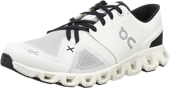 60.98706 On Men's Cloud X V3 Shoes Ivory/Black Size 10