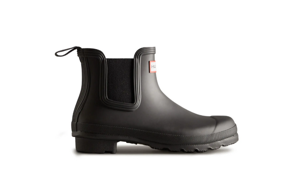 WFS2078RMA Hunter Womens Original Chelsea Rain Boot - Black - 7