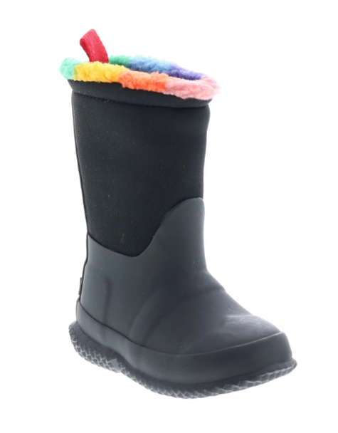 HUNTER LITTLE KIDS IN OUT INSULATED BLACK RAIN BOOTS SIZE 8 BOYS/SIZE 9 GIRLS