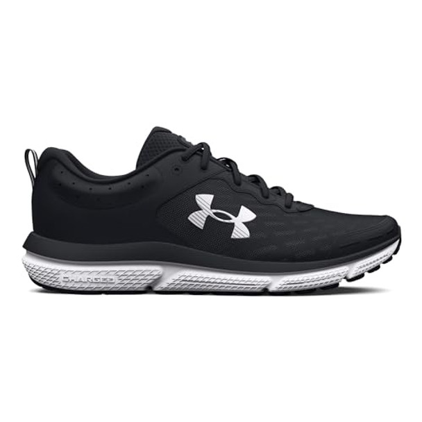 UNDER ARMOUR WOMEN'S CHARGED ASSERT 10 - SIZE 9 - BLACK/ BLACK/ WHITE