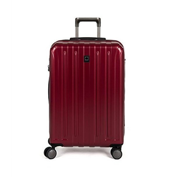 DELSEY Paris Titanium Hardside Expandable Luggage with Spinner Wheels Cherry Red DELSEY Paris Titanium Hardside Expandable Luggage with Spinner Wheels Cherry Red