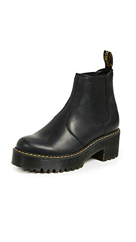23917001 DR. MARTENS WOMEN'S ROMETTY PLATFORM CHELSEA BOOTS, SIZE 7, BLACK BW