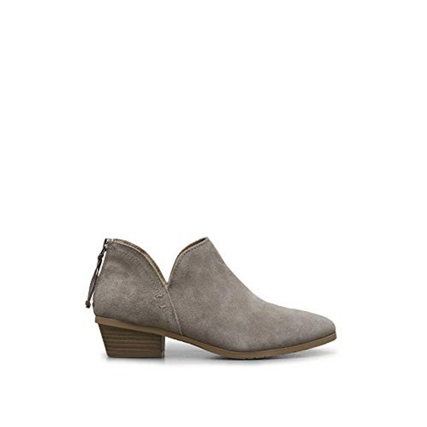 Kenneth Cole Reaction Side Way Low Heel Ankle Booties, Size 8.5 W, Concrete
