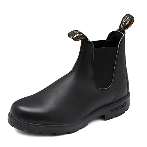 510 BLUNDSTONE 510 WATER-RESISTANT LEATHER UNISEX CHELSEA BOOTS BLACK SIZE 6.5
