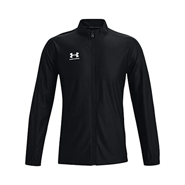 1365412 UNDER ARMOUR MEN'S CHALLENGER TRACK JACKET, SIZE EXTRA LARGE, BLACK New