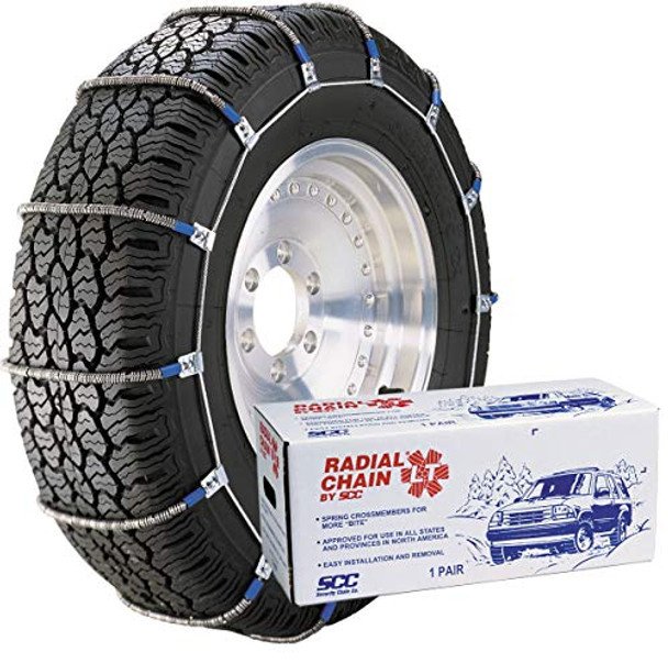 SCC TC2111MM Radial Chain LT Cable Tire Traction Chain for Light Trucks Set of 2