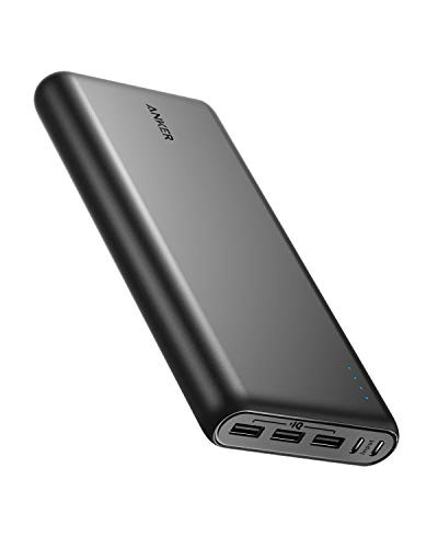 ANKER POWER BANK 26,800 MAH EXTERNAL BATTERY DUAL INPUT PORT A1277 - BLACK