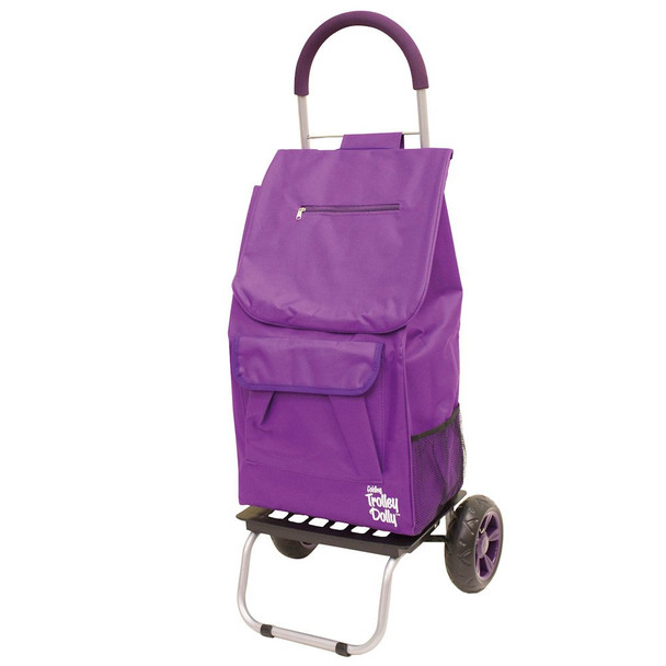 DBEST PRODUCTS TROLLEY DOLLY PURPLE FOLDABLE SHOPPING CART 01-068 - PURPLE
