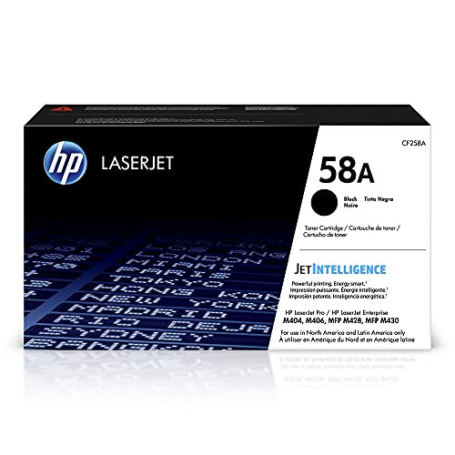 HP 58A Black Toner Cartridge | Works with HP LaserJet Enterprise M406 Series