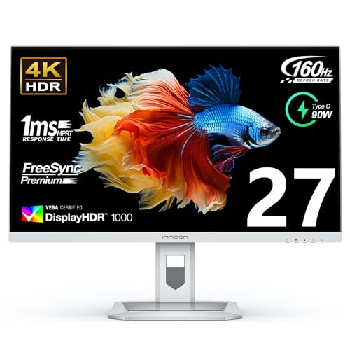 INNOCN 27" 4K Monitor Gaming 160Hz UHD 27M2V-P - Silver 27M2V