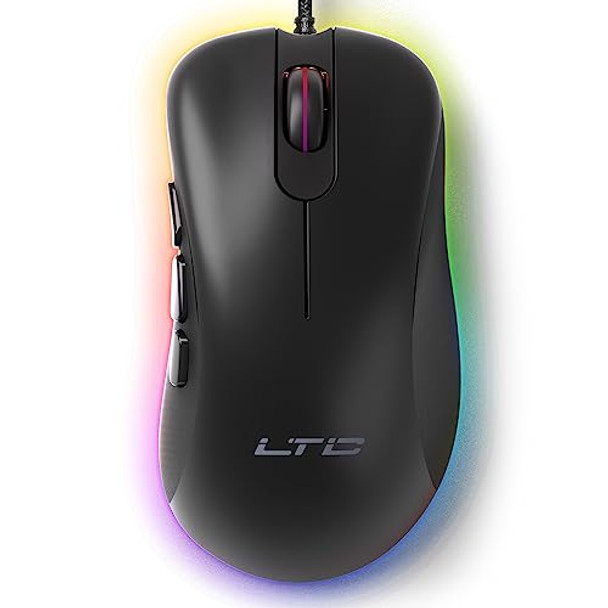 LTC GM-031 WIRED GAMING MOUSE 7200 DPI ADJUSTABLE 6 PROGRAMMABLE MACRO BUTTONS