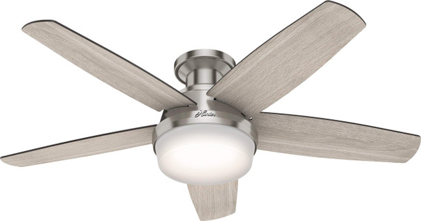 HUNTER FAN COMPANY 59416 AVIA CEILING FAN 48 BRUSHED NICKEL CC59416-A