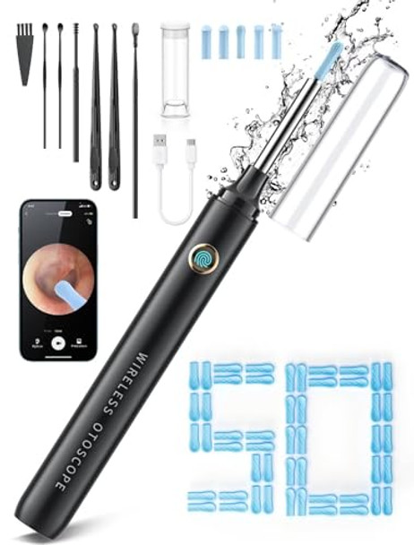 Deetok Ear Wax Removal Ear Cleaner Camera Ear Wax Removal Kit - BLACK