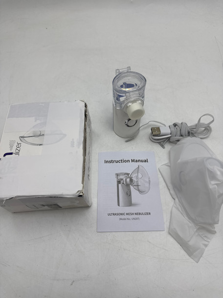 AU YAT Nebulizer for Adults & Kids, Portable NF0096 - White/Blue