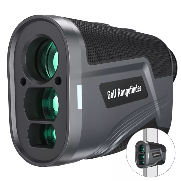 DONOSEN GOLF RANGEFINDER WITH SLOPE 766 YARD LASER RANGE FINDER 6X MAG - BLACK