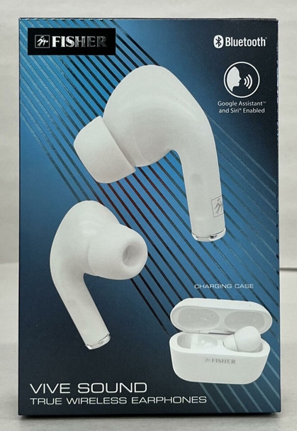 Fisher Vive Sound True Wireless Earbuds FTW602W - White